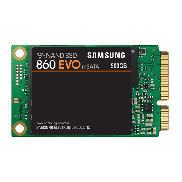 500GB SSD mSATA Samsung 860 EVO MZ-M6E500BW fotó, illusztráció : MZ-M6E500BW
