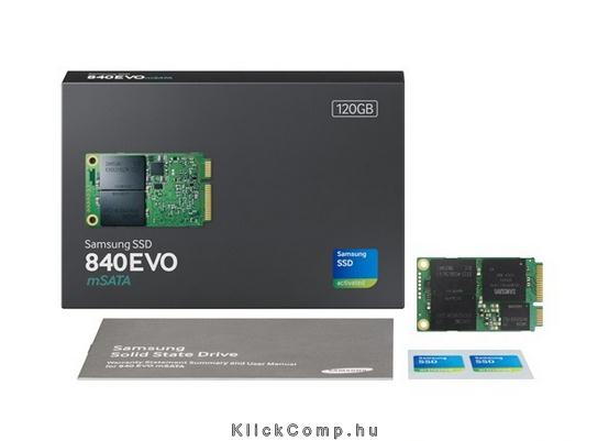 120GB mSATA SSD SAMSUNG EVO 840 Series fotó, illusztráció : MZ-MTE120BW