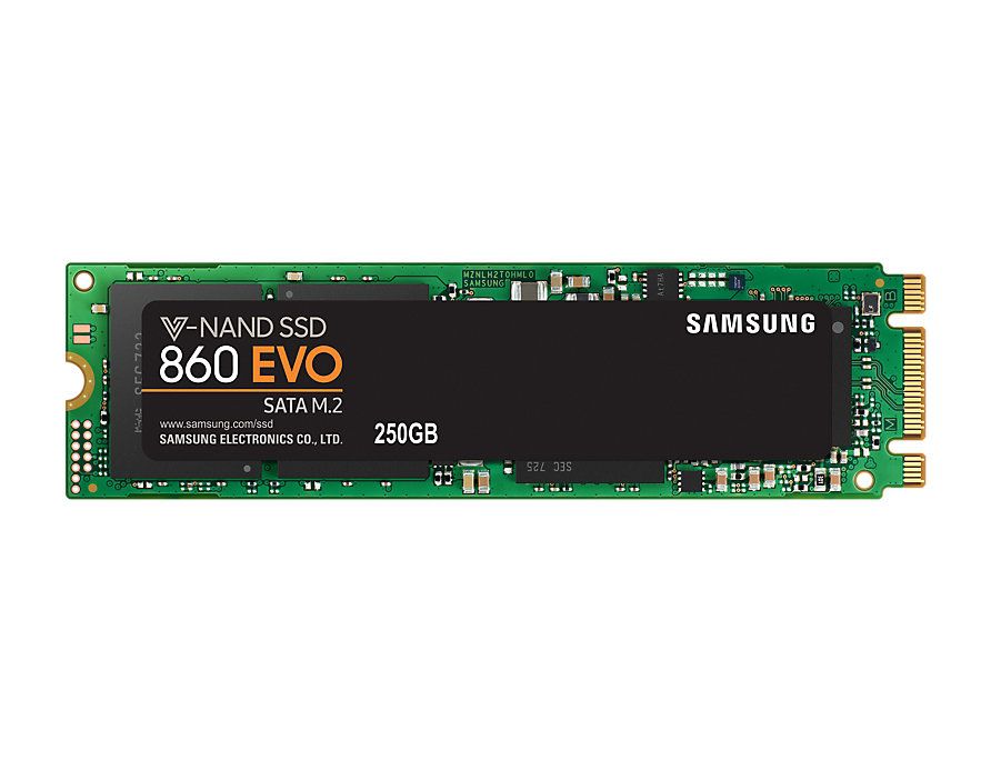 250GB SSD M.2 SATA Samsung EVO 860 Series fotó, illusztráció : MZ-N6E250BW