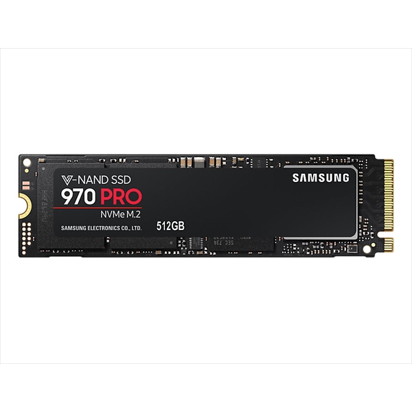 512GB SSD M.2 NVMe Samsung 970 PRO fotó, illusztráció : MZ-V7P512BW
