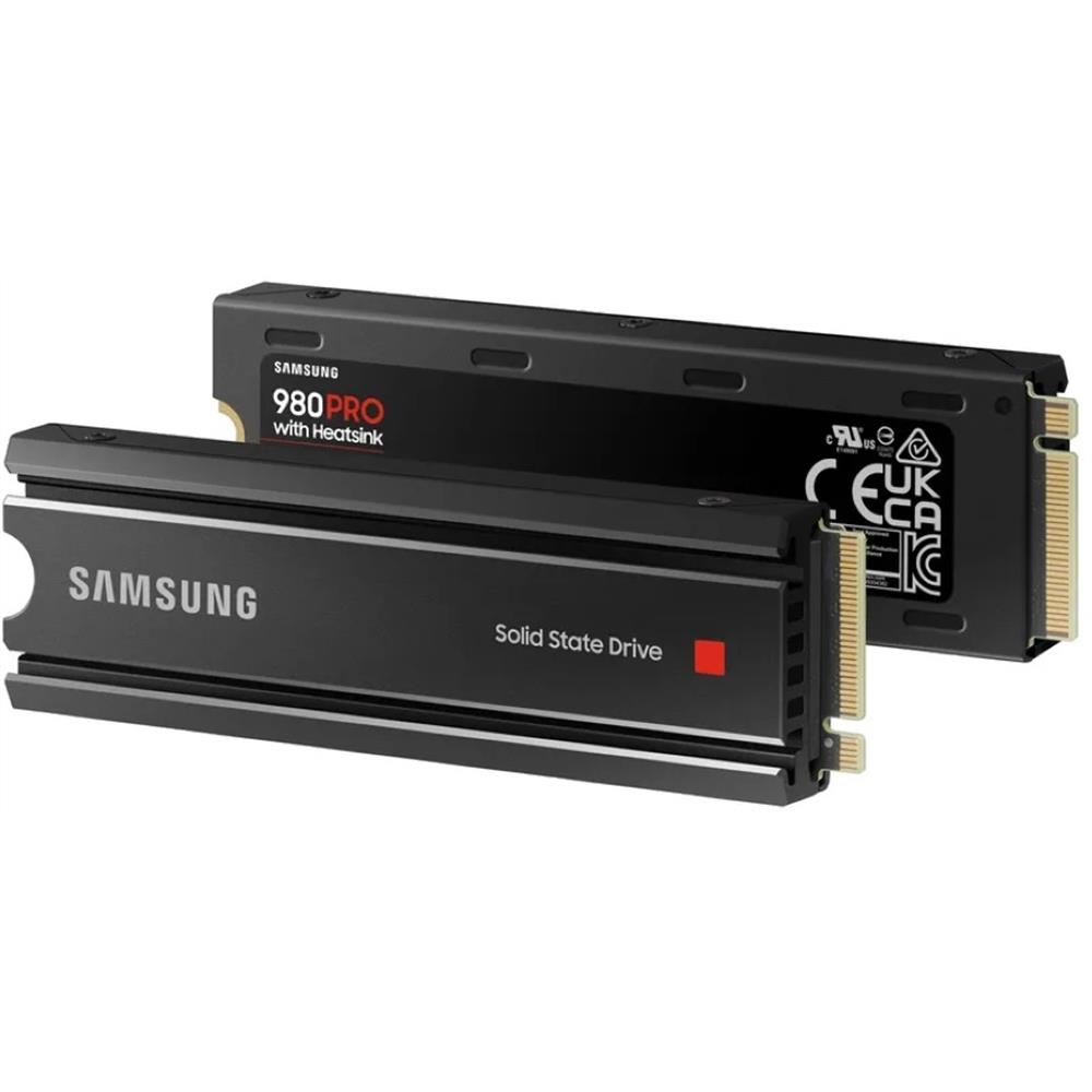 1TB SSD M.2 Samsung 980 Pro heatsink fotó, illusztráció : MZ-V8P1T0CW