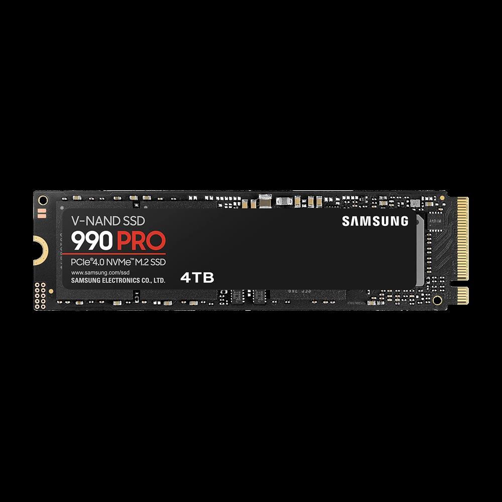 4TB SSD M.2 Samsung 990 PRO fotó, illusztráció : MZ-V9P4T0BW