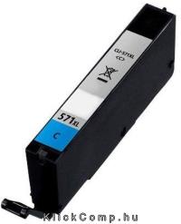 Canon CLI-571C XL utángyártott tintapatron Chipes Cián patron 13ml M-CCLI571XLC fotó