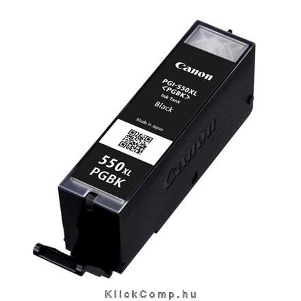 Canon PGI-550BK XL Fekete utángyártott tintapatron Chipes 22ml fotó, illusztráció : M-CPGI550XLBK
