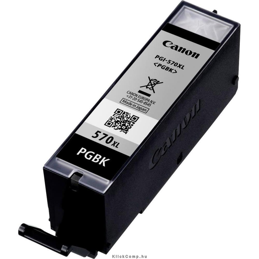 Canon PGI-570PGBK XL utángyártott tintapatron Chipes Fekete patron 25ml fotó, illusztráció : M-CPGI570PGXLBK