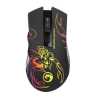 Egér Marvo M209 Optikai 6400DPI 6 gomb fekete RGB