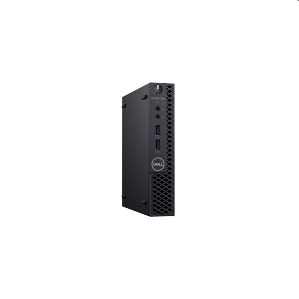 DELL Optiplex 3060 Micro asztali számítógép i3-8100T 4GB 128GB SSD WLAN  Win10P fotó, illusztráció : N016O3060MFF