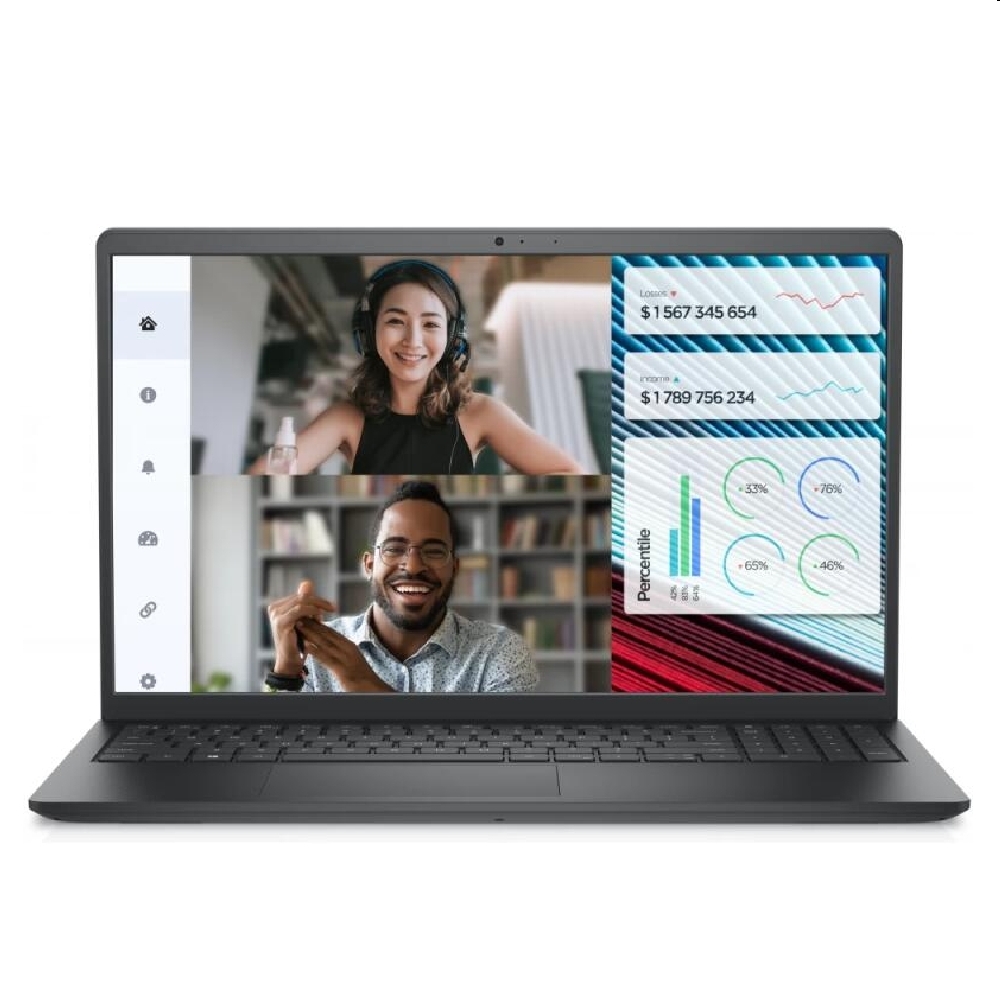 Dell Vostro laptop 15,6  FHD i3-1305U 8GB 256GB UHD W11Pro fekete Dell Vostro 3 fotó, illusztráció : N1603PVNB3530EMEA01