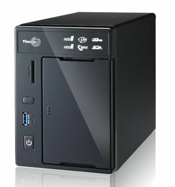 NAS, 2 HDD hely,CPU: Atom 2,13GHz, RMA: 2GB, SATA, 2x RJ-45,2xUSB2.0,1xUSB3.0,1 fotó, illusztráció : N2800