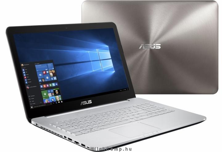Asus laptop 15,6  FHD i5-6300HQ 8GB 1tB GTX960-4G DOS Szürke fotó, illusztráció : N552VW-FW113D