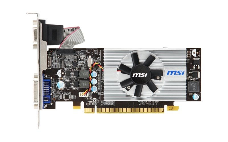 PCI-E Nvidia GT620 1024MB, DDR3, 64bit, 700/1000Mhz, DVI, HDMI, D-SUB, LP, Sing fotó, illusztráció : N620GT-MD1GD3_LP