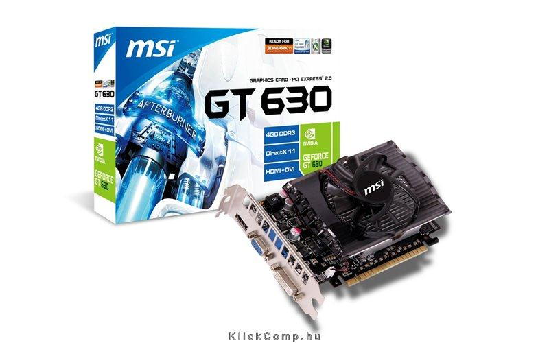 nVidia GDDR3 4GB 128bit PCI-E videokártya fotó, illusztráció : N630GT-MD4GD3