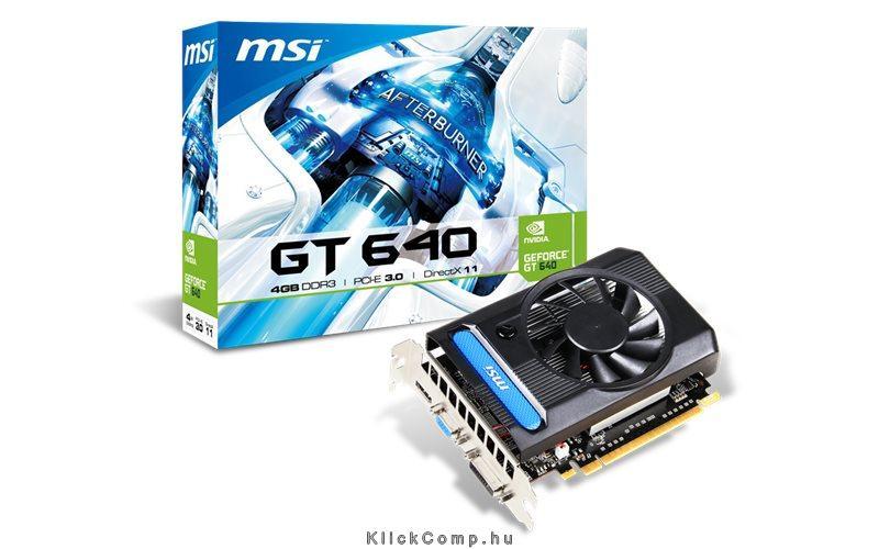 nVidia 4GB GDDR3 128bit PCIe videokártya fotó, illusztráció : N640-4GD3