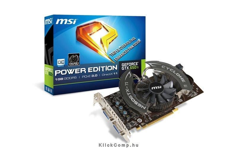 N650TI PE 1GD5/OC nVidia 1GB GDDR5 128bit PCI-E videokártya fotó, illusztráció : N650TI-PE-1GD5_OC
