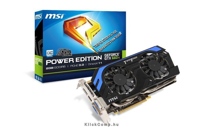N660Ti PE 2GD5/OC nVidia GDDR5 2GB 192bit PCI-E videokártya fotó, illusztráció : N660TI-PE-2GD5_OC