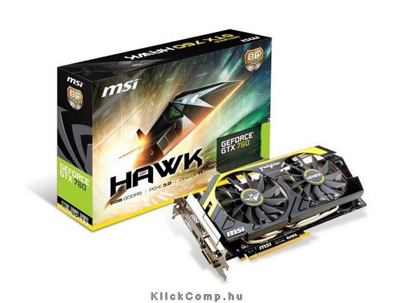 nVidia 2GB GDDR5 256bit PCI-E videokártya N760 HAWK fotó, illusztráció : N760-HAWK