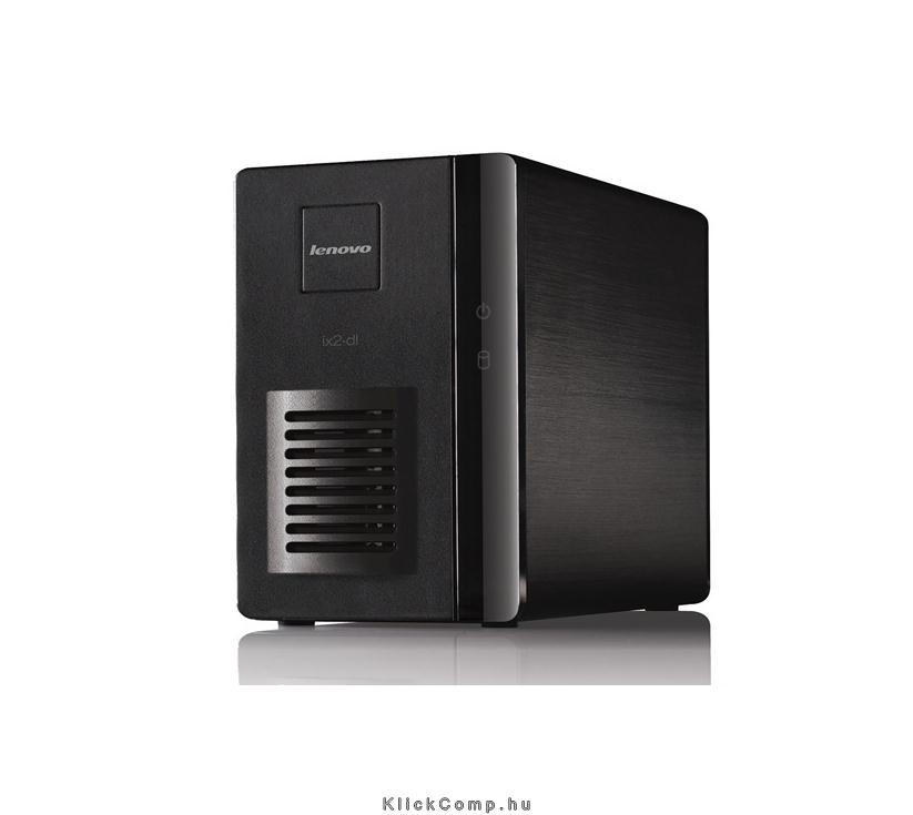 NAS Lenovo Iomega ix2 Hálózati tároló 2 HDD hely, 0TB Diskless fotó, illusztráció : NAS70A69003EA