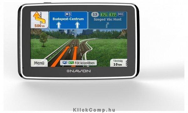 4,3  navigáció iGO8 Európa élettartam térképpel GPS NAVON N490 Plus fotó, illusztráció : NAVN490PFEUI8LT
