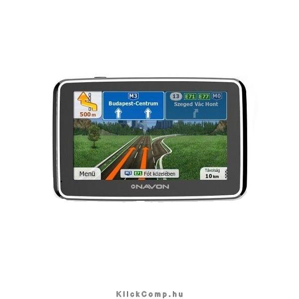 Navigáció 4,3  GPS iGO8 Európa élettartam térképpel NAVON N490 Plus fotó, illusztráció : NAVN490PFEUIL