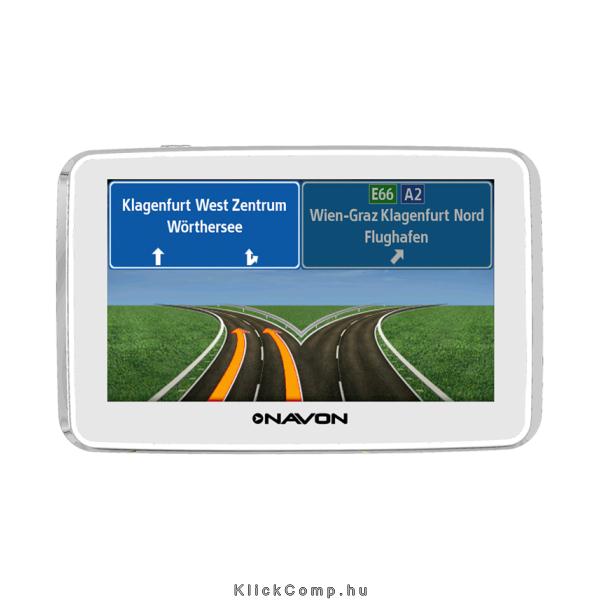 4,3  navigáció iGO Primo 2.01. Európa térképpel GPS NAVON N490 Plus fotó, illusztráció : NAVN490PFEUPR