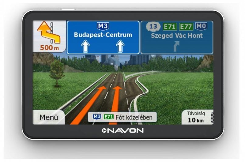Navigáció 5  autós iGO Primo 2.01 Európa élettartam térképpel NAVON N670 Plus f fotó, illusztráció : NAVN670PWFPLT