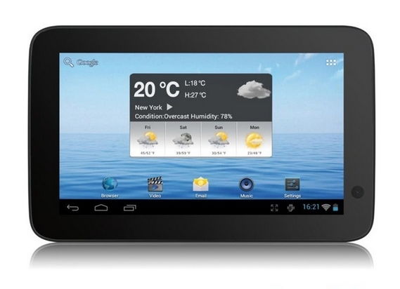 Raptor 7  Dual Core 4GB tablet fotó, illusztráció : NAVON64777