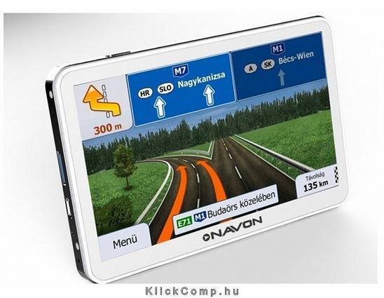 5  navigáció iGO8 Magyarország fehér GPS N670 plus fotó, illusztráció : NAVON-77885