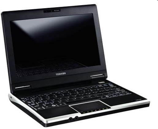 Toshiba Netbook 8,9  notebook Atom 1.6 GHz 1GB. 120GB. Webcam. XP Home Ezüst 3 fotó, illusztráció : NB100-10Y