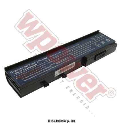 Acer LC.BTP01.010 akkumulátor 4400mAh Notebook akku 1 év gar fotó, illusztráció : NBAC0030-4400-LI-B