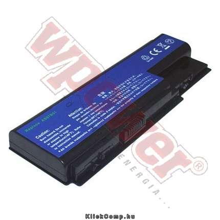 Acer LC.BTP00.008 akkumulátor 4400mAh Notebook akku 1 év gar fotó, illusztráció : NBAC0054-4400-LI-B