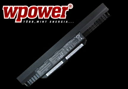 Asus A32-K53 akkumulátor 5200mAh Wpower Notebook akku 1 év gar fotó, illusztráció : NBAS0067-5200-LI-B