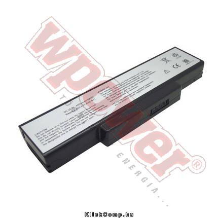 Asus A32-K72, A32-N71 laptop akku 4400mAh, eredeti fotó, illusztráció : NBAS0997-4400-LI-B-O