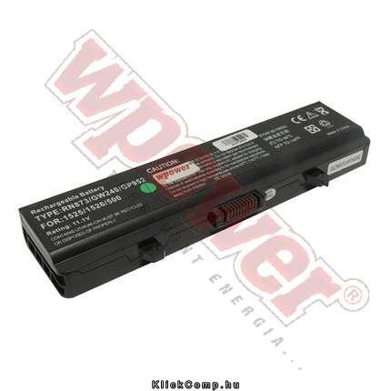 Dell 312-0625 akkumulátor 5200mAh Notebook akku 1 év gar fotó, illusztráció : NBDE0058-5200-LI-B