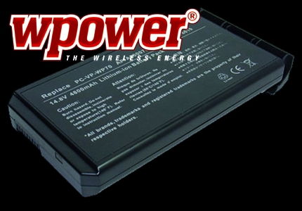 Fujitsu PC-VP-WP70 akkumulátor 4800mAh Wpower Notebook akku 1 év gar fotó, illusztráció : NBFS0026-4800-LI-B