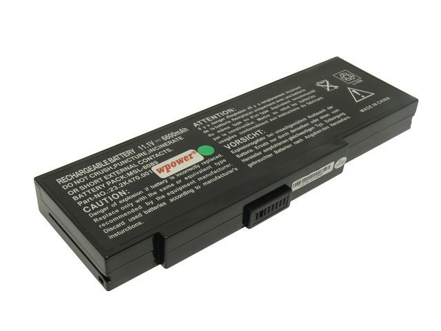 Mitac BP-8089 akkumulátor 6600mAh Wpower Notebook akku 1 év gar fotó, illusztráció : NBFS0032-6600-LI-B