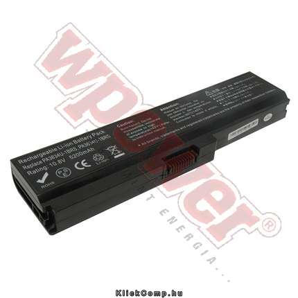 Toshiba PA3636U-1BRL akku 5200mAh Notebook akku 1 év gar fotó, illusztráció : NBTS0076-5200-LI-B
