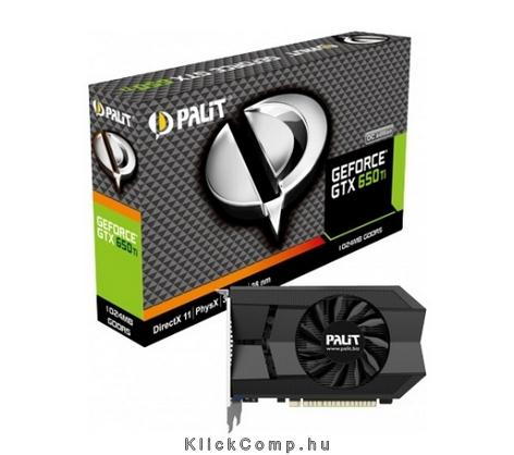 GTX650 Ti OC nVidia 1GB GDDR5 128bit PCI-E videokártya fotó, illusztráció : NE5X65TS1301F