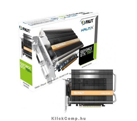 GTX750 KalmX nVIDIA 2GB GDDR5 128bit PCI-E videokártya fotó, illusztráció : NE5X75000941H