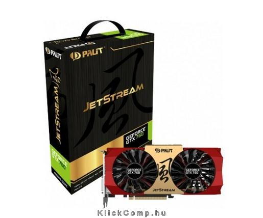 GTX760 nVidia 4GB GDDR5 256bit PCI-E videokártya fotó, illusztráció : NE5X760010G2J