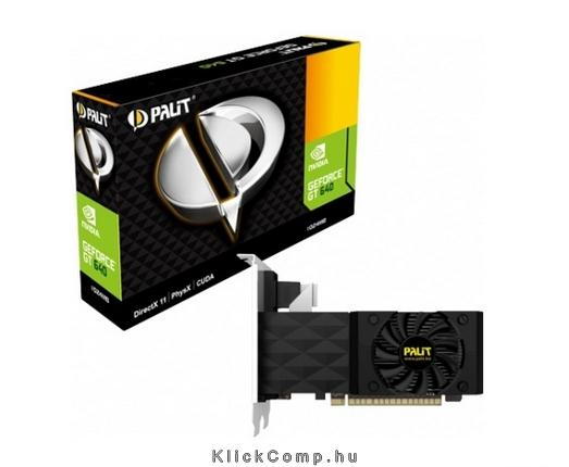GT640 nVidia DDR3 1GB 128bit PCI-E videokártya fotó, illusztráció : NEAT6400HD01F