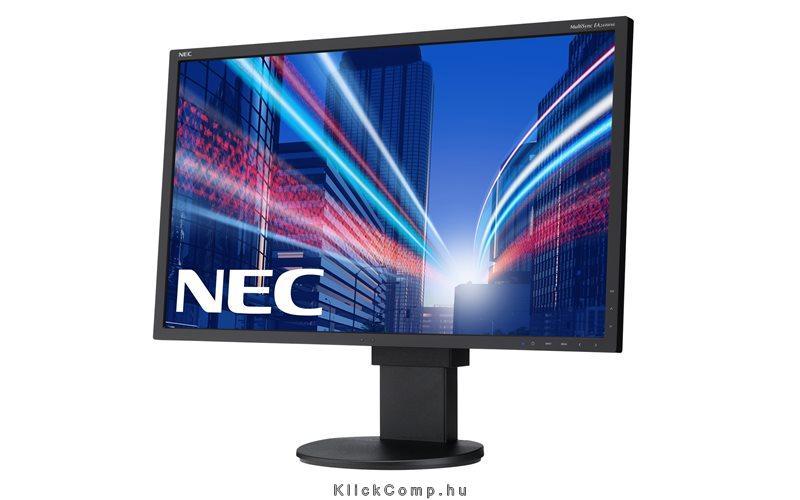Monitor 24  16:10 EA244WMi Fekete LCD monitor IPS, 350cd/m3, 1000:1, 1920*1200, fotó, illusztráció : NEC-60003414