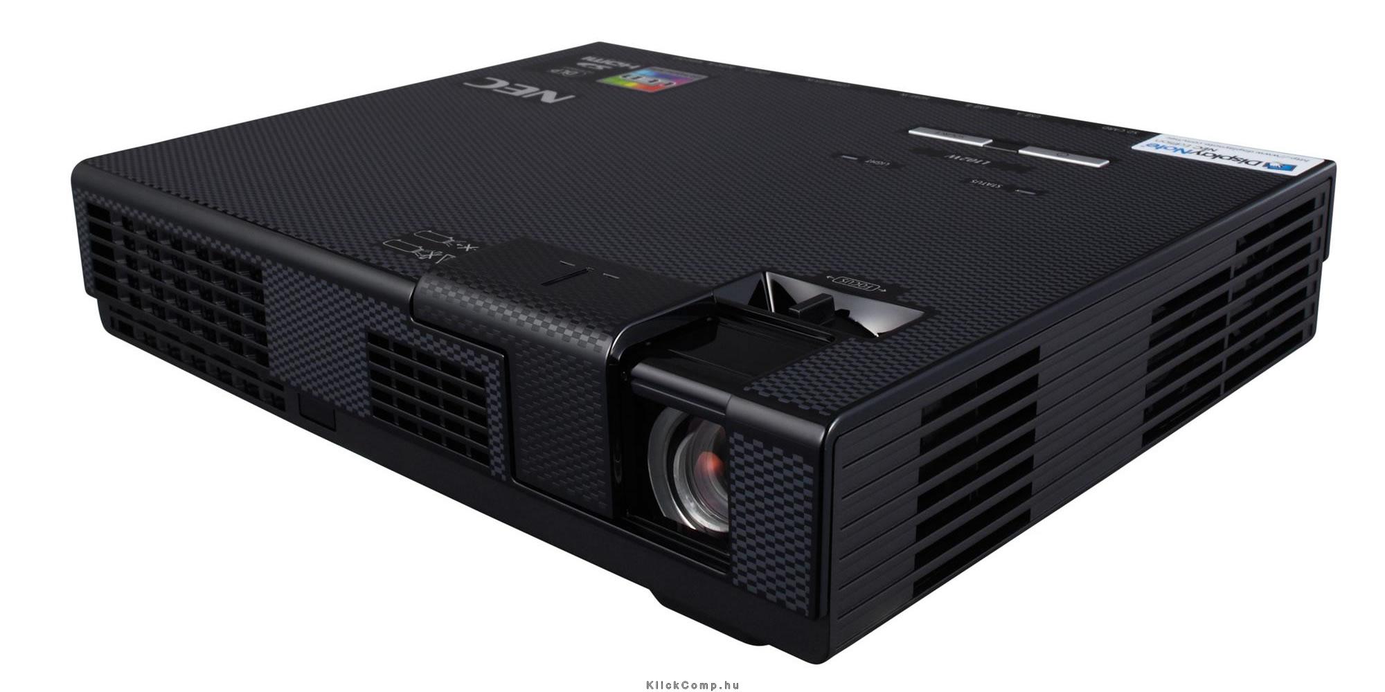 WXGA UltraPortable LED projektor L102W LED,3D, 1000AL, 10000:1, 1280x800, 20000 fotó, illusztráció : NEC-60003452