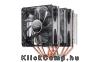 CPU Cooler NEPTWindows V2.0 17,8-30dB; max. 126,30 m3/h; 4pin csatlakozó; 6 db heatpipe, 2x12cm, PWM, Kék LED