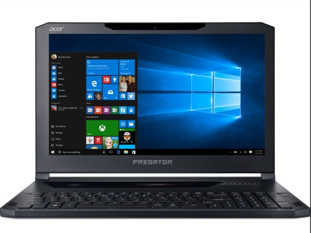 Acer Predator Triton 700 laptop 15,6  FHD IPS i7-7700HQ 16GB 256GB+256GB GTX-10 fotó, illusztráció : NH.Q2LEU.004