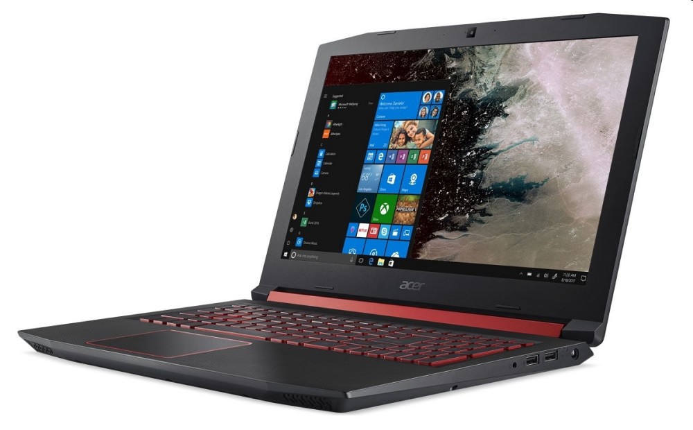 Acer Nitro laptop 15,6  FHD IPS i7-8750H 8GB 1TB GTX-1050Ti-4GB Nitro 5 AN515-5 fotó, illusztráció : NH.Q3LEU.050