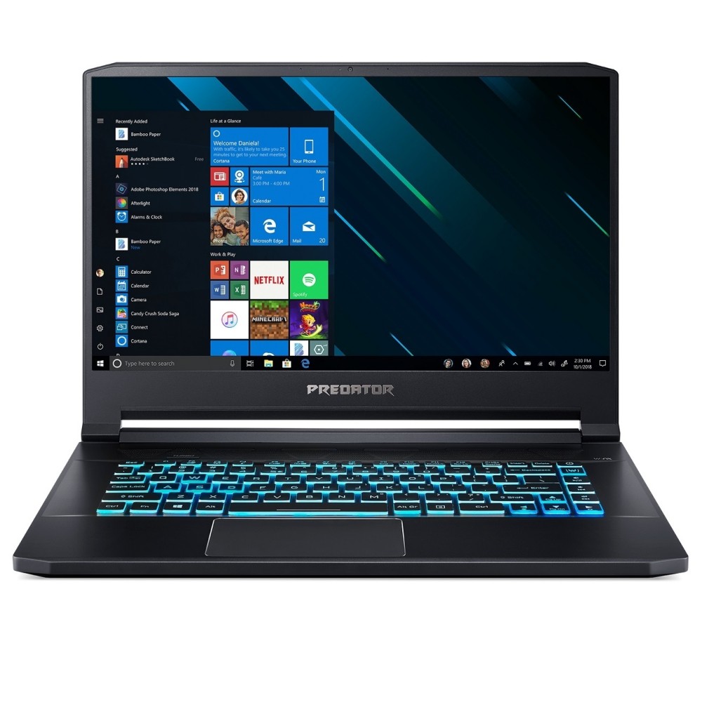 Acer Predator laptop 15,6  FHD IPS i7-9750H 32GB 2x512GB RTX 2070-8GB Win10 Ace fotó, illusztráció : NH.Q4XEU.006
