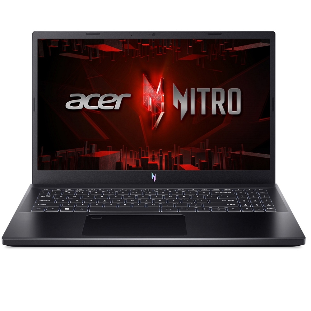 Acer Nitro V laptop 17,3  1920x1080  FHD AMD Ryzen AI 5 340 16GB 512GB  fekete fotó, illusztráció : NH.QWKEU.007