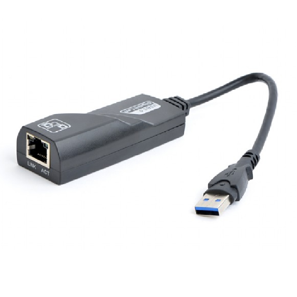 Átalakító kábel  USB3.0 - Gigabit LAN Gembird - Már nem forgalmazott termék fotó, illusztráció : NIC-U3-02