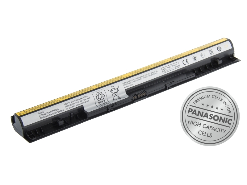 Notebook akkumulátor Li-Ion 4 cellás 14,8V 2900mAh utángyártott fotó, illusztráció : NOLE-G400S-29P