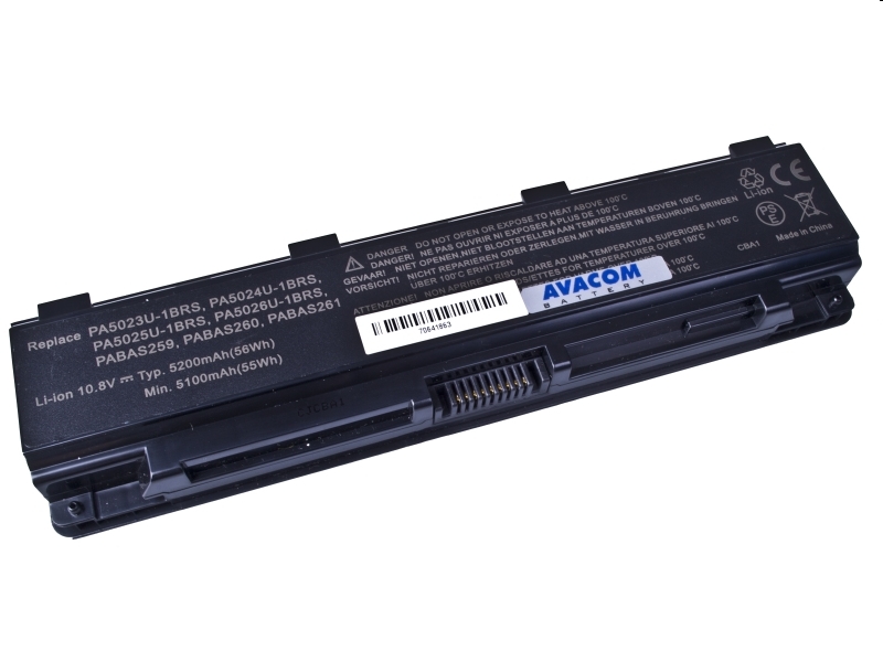 Notebook akkumulátor Li-ion 11,1V 5200mAh 58Wh utángyártott fotó, illusztráció : NOTO-L850B-806